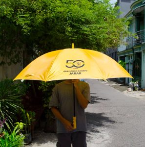 Payung golf bukaan manual