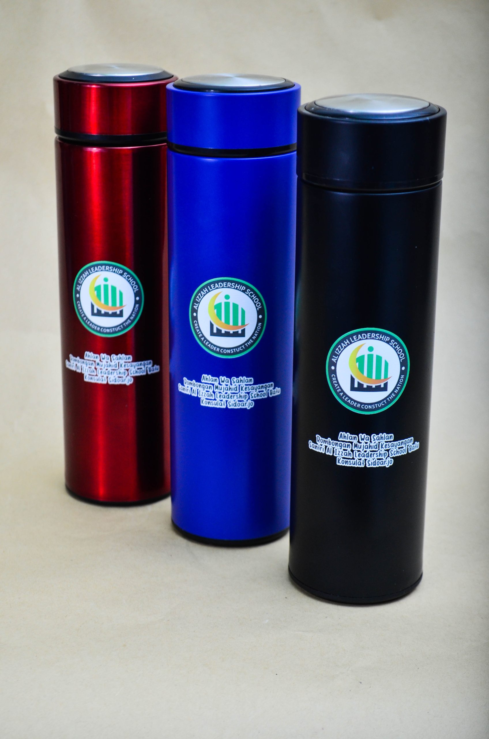 Contoh tumbler sakura dengan metode custom UV Print