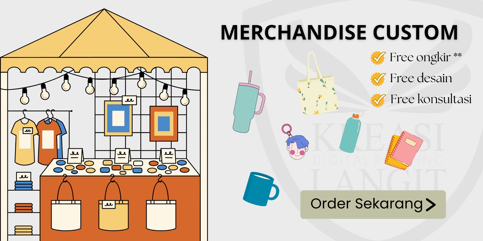 Pusat merchandise custom termurah di Surabaya